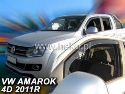 Дефлектори вікон VW Amarok I (10-20) 4D - Heko (вставні) 3