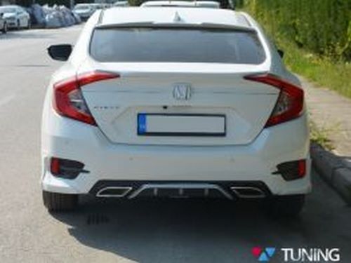 Углы на задний бампер HONDA Civic 10 (16-18) Sedan 4