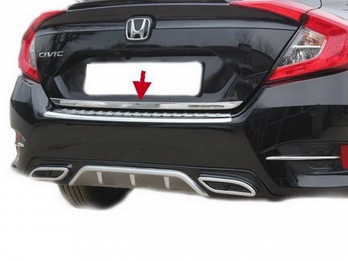 Хром на кромку багажника Honda Civic X (16-21) Sedan 1