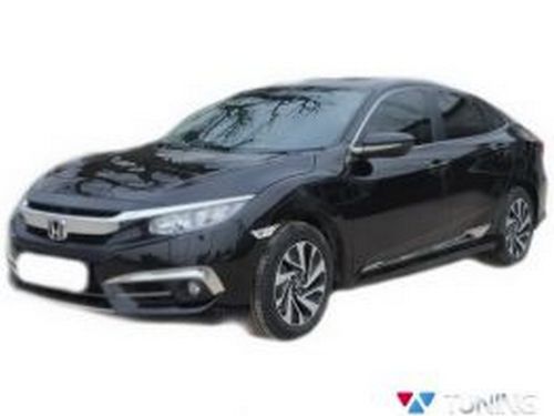 Хром молдинги на двери HONDA Civic 10 (16-21) Sedan 3