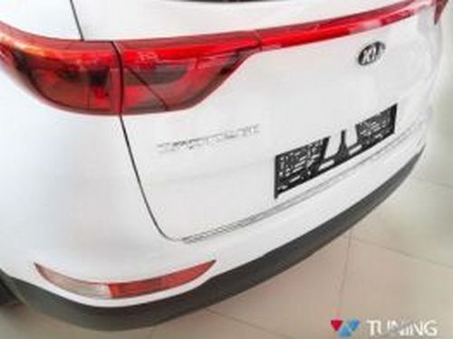 Накладка на задній бампер Kia Sportage IV (QL; 16-18) - Avisa 2