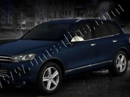 Хром нижние молдинги стёкол VW Touareg II (11-18) 2