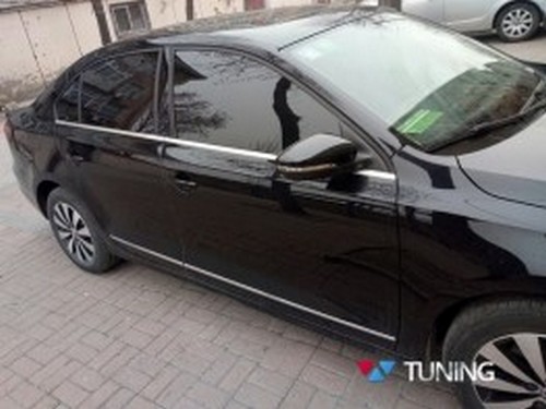 Хром нижние молдинги стёкол VW Jetta A6 (11-18) 5