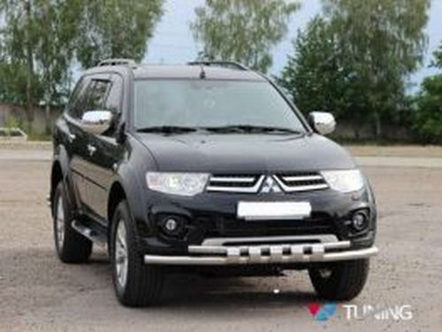 Захист передній Mitsubishi L200 IV (06-15) - труба подвійна 2