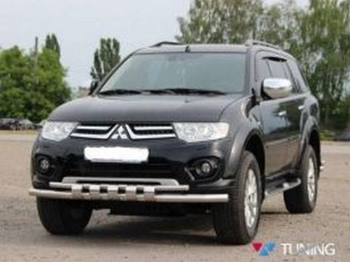 Захист передній Mitsubishi L200 IV (06-15) - труба подвійна 3