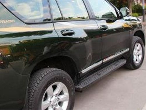 Молдинги дверей TOYOTA Prado 150 (2009-2017) - чёрные 1 2