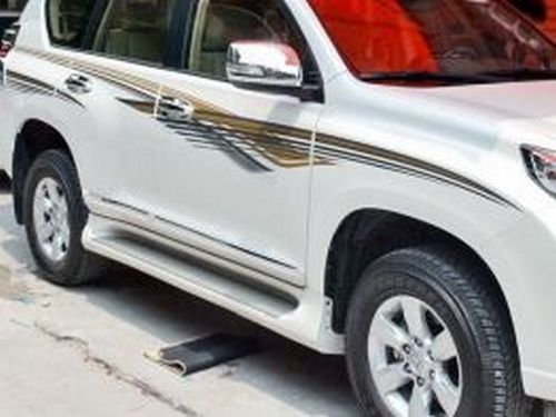 Молдинги дверей TOYOTA Prado 150 (2009-2017) - белые 1 3