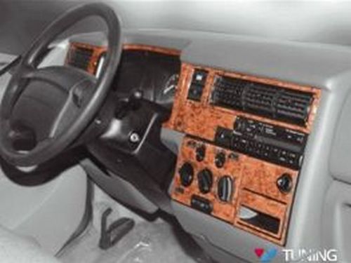 Накладки на панель приборов VW T4 (1996-1998) дерево 1