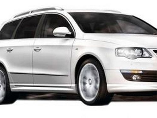 Накладки на пороги VW Passat B6 (05-10) - R-Line стиль 1