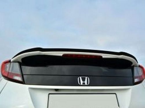 Накладка на нижній спойлер Honda Civic 9 (14-17) Hatchback рестайлінг 3