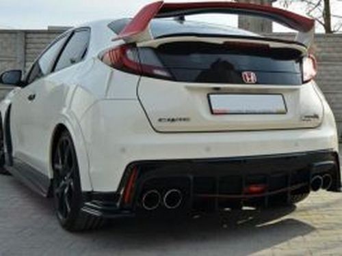 Накладка на нижній спойлер Honda Civic 9 Type R (15-) 4