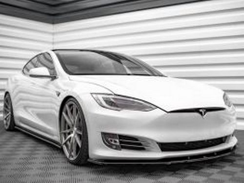 Спліттер передній Tesla Model S (17-) рестайлінг - V1 3