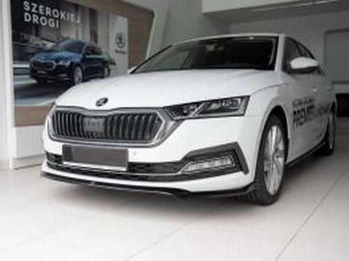 Сплиттер передний Skoda Octavia A8 (20-) - V2 2