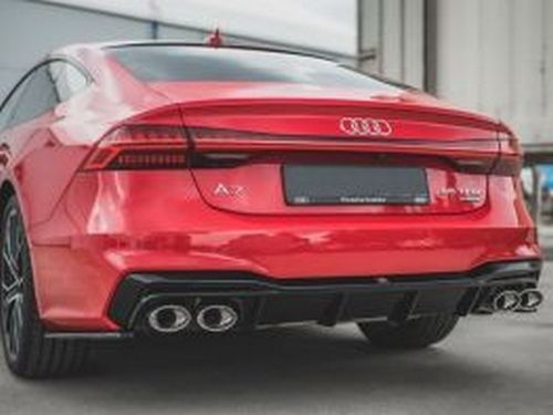 Дифузор задній з імітаторами насадок Audi A7 C8 S-Line (18-) 3