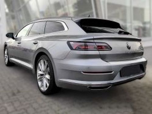 Накладка на задний бампер VW Arteon Shooting Brake (20-) - стальная 6