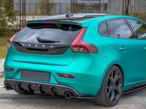 Накладка на спойлер Volvo V40 R-Design (12-19) - ABS 2