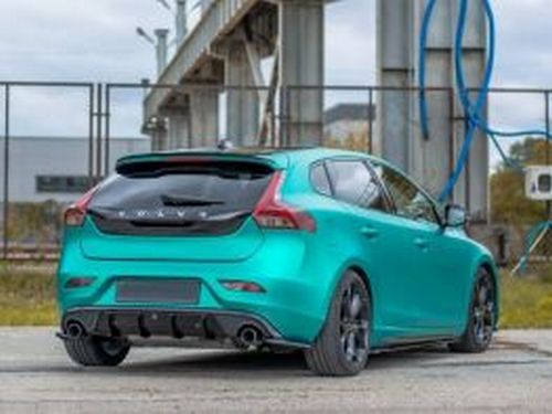 Накладка на спойлер Volvo V40 R-Design (12-19) - ABS 5