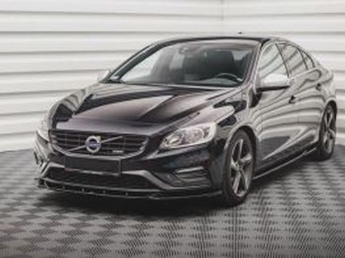 Спліттер передній Volvo S60 R-Design II (14-18) рестайлінг - V.2 3