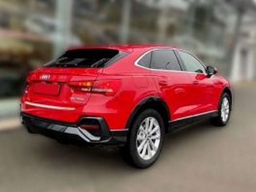 Накладка на бампер Audi Q3 II (F3; 19-) Sportback - Avisa (сталь) 7