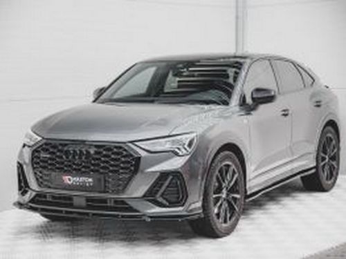 Сплиттер передний Audi Q3 Sportback S-Line (19-) - V.2 3