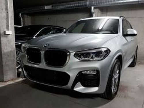 Накладка на задній бампер BMW X3 G01 (17-24) - Avisa (чорна) 7