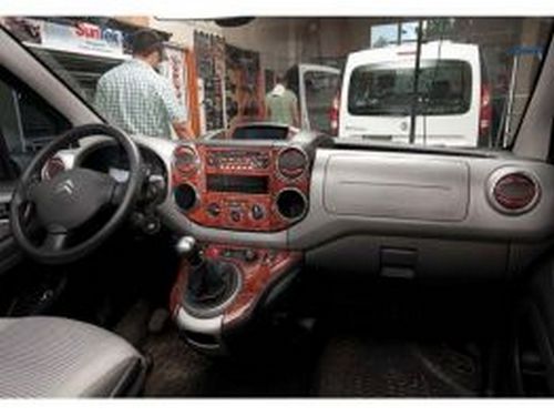 Накладки на торпедо Citroen Berlingo II (2008+) -дерево 2 2