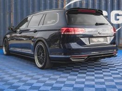 Задній спліттер VW Passat B8 (15-19) - з ребрами 2