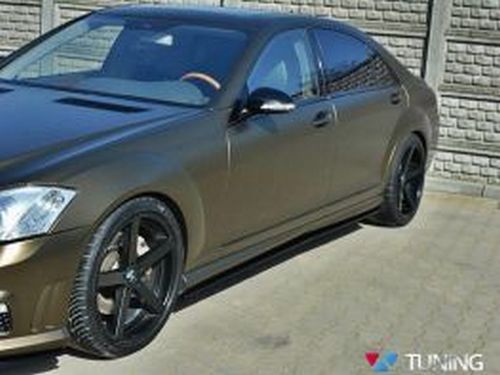 Дифузори порогів Mercedes S W221 AMG (05-13) Long 3