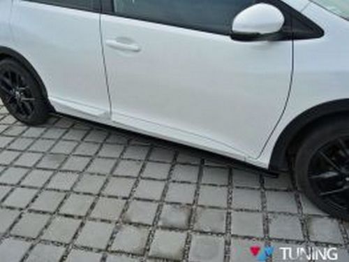 Дифузори бічних порогів Honda Civic 9 (14-17) Hatchback рестайлінг 2