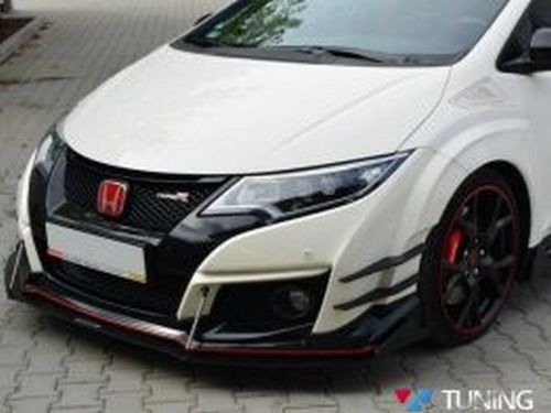 Обтічники бічні бампера Honda Civic 9 Type R (15-) 4