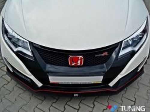 Спліттер передній гоночний V.1 Honda Civic 9 Type R (15-) 3