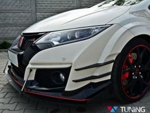 Спліттер передній гоночний V.2 Honda Civic 9 Type R (15-) 4