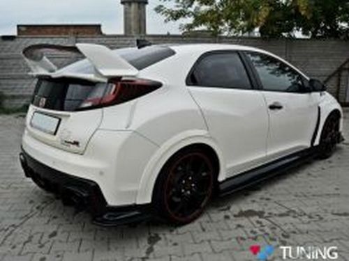 Задние угловые сплиттера Honda Civic 9 Type R (15-) 4