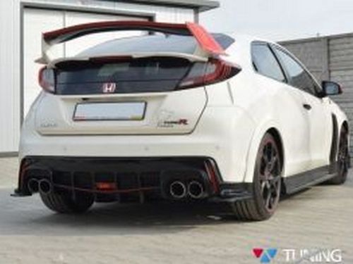 Накладка заднього дифузора Honda Civic 9 Type R (15-) 4