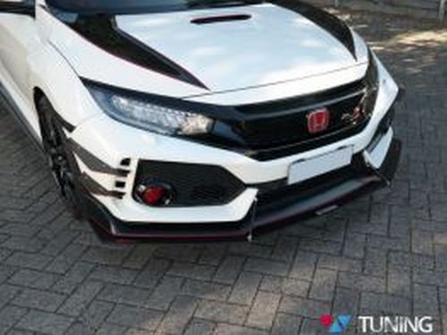 Спліттер передній Honda Civic 10 Type R (17-) 3