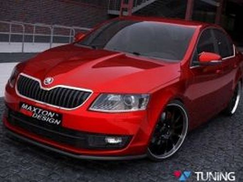 Спліттер передній Skoda Octavia A7 (13-) - V.1 2