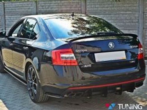 Дифузор задній Skoda Octavia A7 RS (13-19) 3