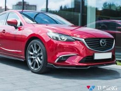 Спліттер передній Mazda 6 III (GJ; 14-17) рестайлінг - V.2 2