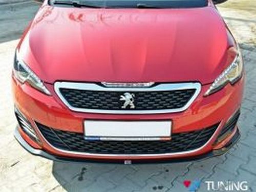 Спліттер передній Peugeot 308 II GTI (15-18) - V1 3