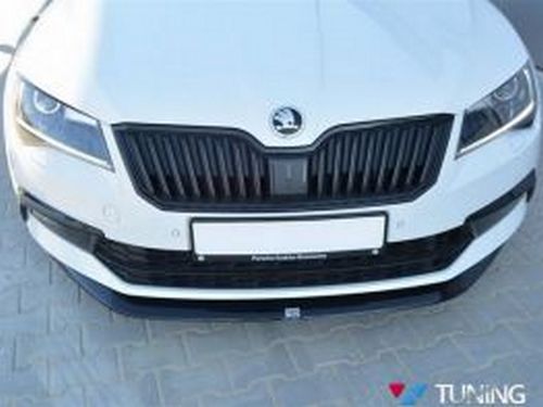 Сплиттер передний Skoda Superb III (15-19) - V1 3