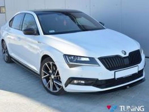 Сплиттер передний Skoda Superb III (15-19) - V1 4