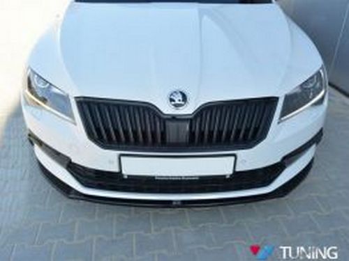 Сплиттер передний Skoda Superb III (15-19) - V2 3