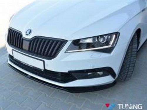 Сплиттер передний Skoda Superb III (15-19) - V2 4