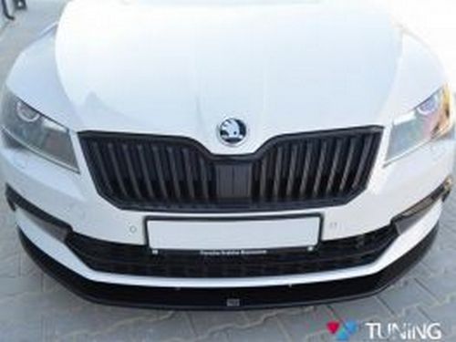 Сплиттер передний Skoda Superb III (15-19) - V3 3