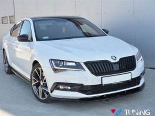 Сплиттер передний Skoda Superb III (15-19) - V3 4