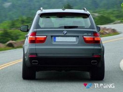 Насадки овальные BMW X5 E70 (2006-2010) - на автомобиле 7