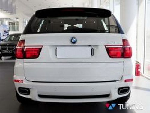 Насадки овальные BMW X5 E70 (2006-2010) - на автомобиле фото #2 8