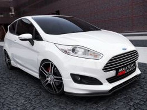 Спліттер передній Ford Fiesta Mk7 ST-Line (13-16) рестайлінг 3