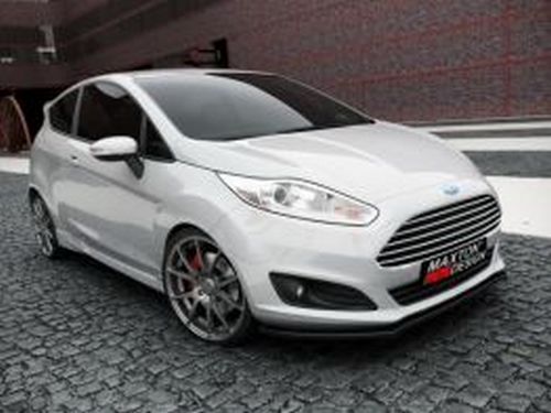 Спліттер передній Ford Fiesta Mk7 (13-16) рестайлінг 3