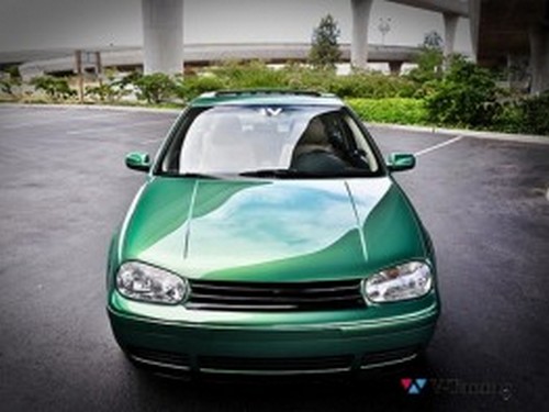 Решітка радіатора VW Golf IV (97-03) - чорна 7